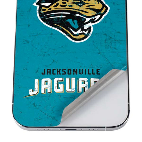 NFL Jacksonville Jaguars Distressed iPhone 12 Pro Skin